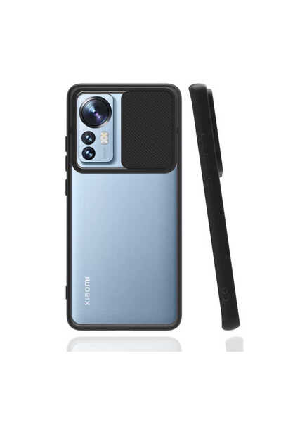 GRABONO Xiaomi Mi 12 Compatible Case with Camera Cover Lens Protection Matte
