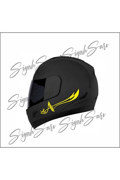 S&S HEDİYELİK EŞYA Motor Kask Sticker Hz Ali Araba Motorsiklet motor Kask Sti...