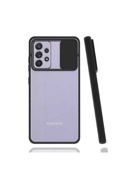 GRABONO Samsung Galaxy A72 Compatible Case with Camera Cover Lens Protection ...