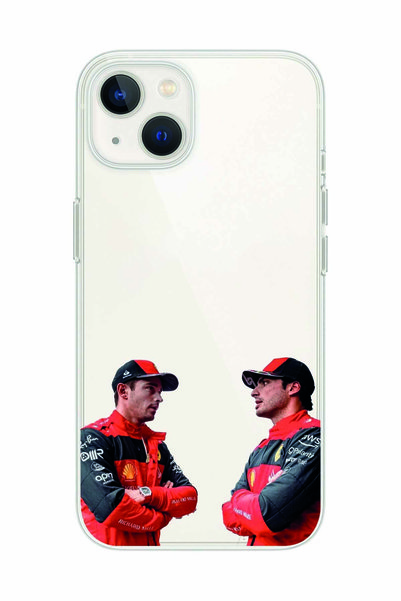 Magic Ring حافظة شفافة متوافقة مع هاتف Iphone 13 من Carlos Sainz وCharles Lec...