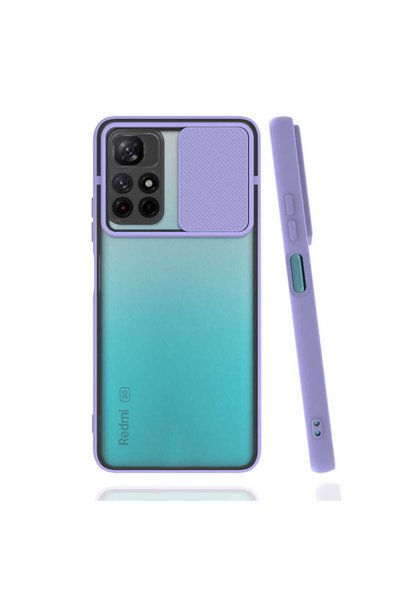 GRABONO حافظة متوافقة مع هاتف Xiaomi Poco M4 Pro 5G مع غطاء كاميرا وحماية عدس...
