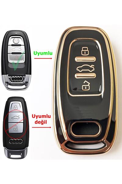 skilit samsun oto kilit لأودي A4 A5 A6 A7 A8 Q5 Q7 2008-2016 الذكية الأسود مف...