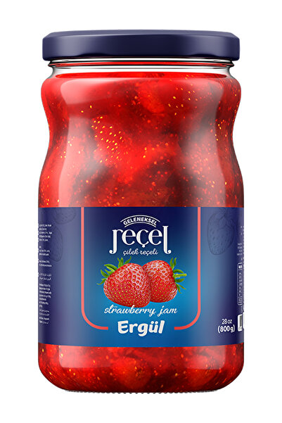 Ergül Şekerleme Ergül Çilek Reçeli 800 Gr