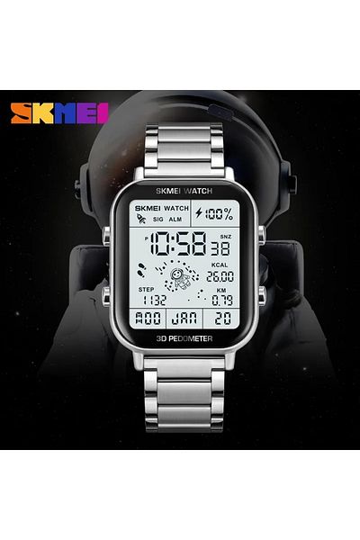 Skmei 1888 ساعة يد رجالية رقمية LED