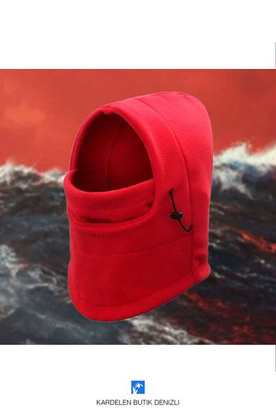 Kardelen Butik Denizli Winter, Warm Fleece Ski Mask For Men And Women