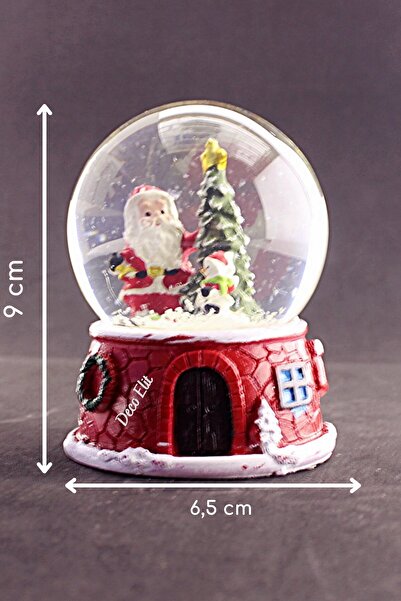 BiTon Toptan Yeni Yıl 2022 Noel Baba ve Kardan Adam Temalı Orta Boy Işıklı Ka...