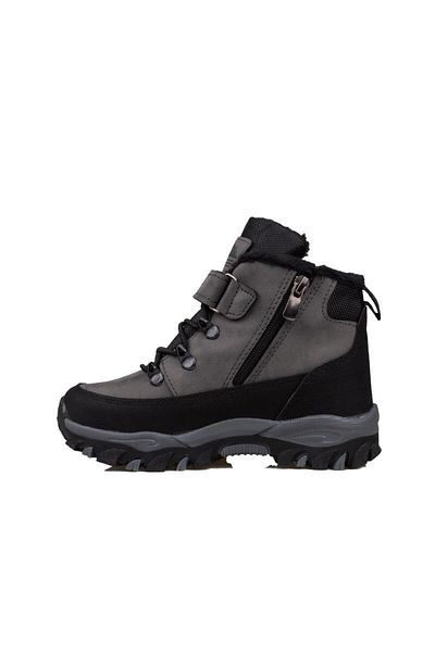 Trend Adımlar Smoked Power Non-Slip Sole Wool Trekking Children's Boots