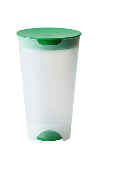IKEA UPPFYLLD Salad Washing Container, Transparent-Bright Green, 1.4 lt