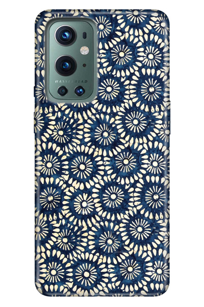 Oneplus 9 Pro Uyumlu Kılıf Silikon Desenli Tam Koruma Resimli Kapak Mavi Dokunuş