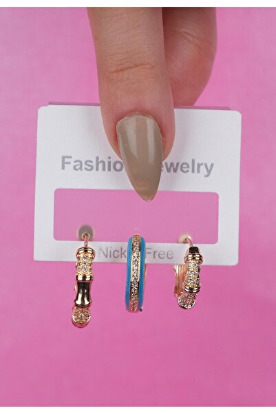 Jack Ferrero ÇELİK exclusive RENK ATMAZ GARANTLİ FATURALI KÜPE