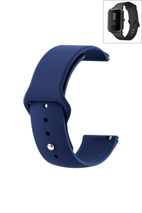 Tagomoon Amazfit Bip Ve Bip Lite Ile Uyumlu Yumu ak Dokulu Lacivert Silikon Kordon Kay 20mm Fiyat Yorumlar Trendyol