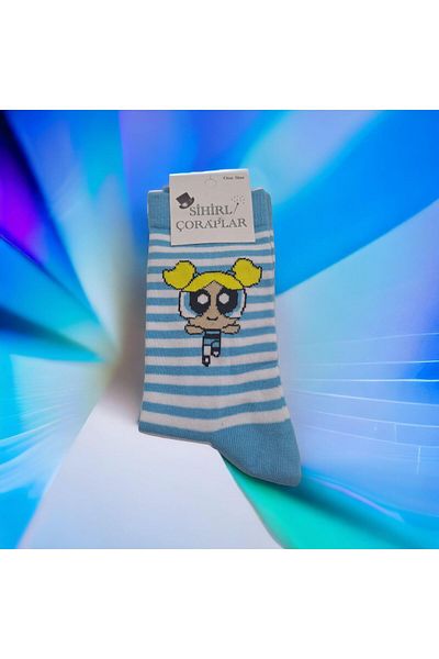 Touz Pwerpuff Girls - șosete cu modele de colegiu