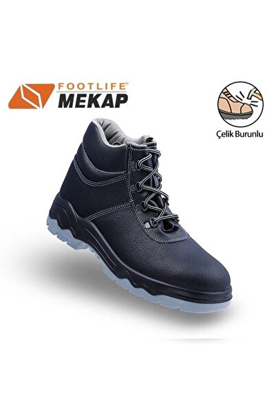Mekap 072r S1-p Deri Çelik Burun Taban Korumalı Iş Ayakkabısı