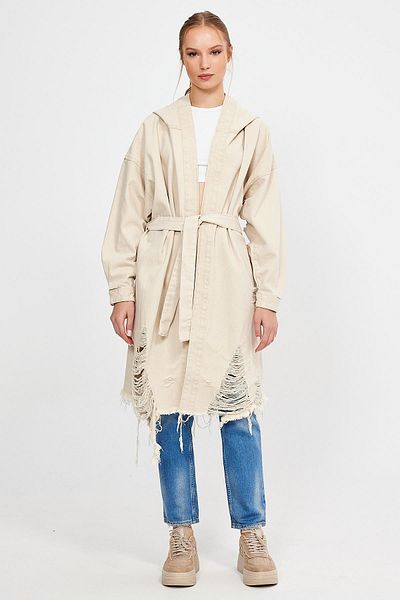 ALEXANDERGARDI COLECȚIE SPECIALĂ JACĂ LUNGĂ DE DENIM CU GAGĂ (4611)