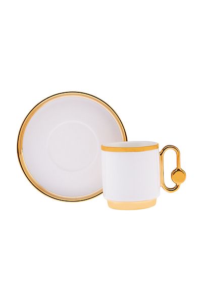 İSTANBUL PORSELEN Birce 6-Person Coffee Cup Set 90 ml