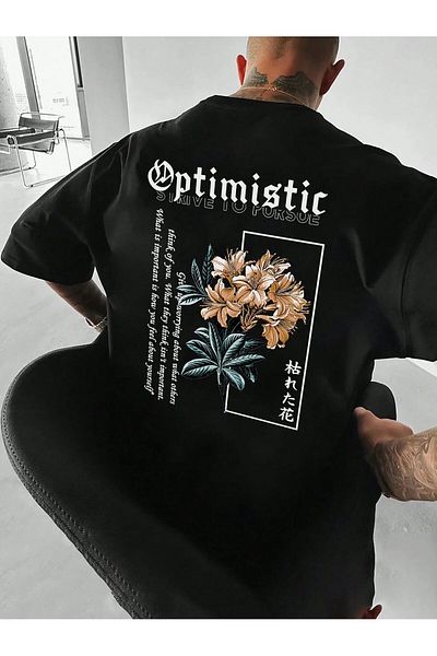 BENROMA ΜΠΛΟΥΖΑΚΙ UNISEX ΥΠΕΡΜΕΓΕΘΕΣ ΕΚΠΤΩΜΕΝΟ OPTIMISTIC