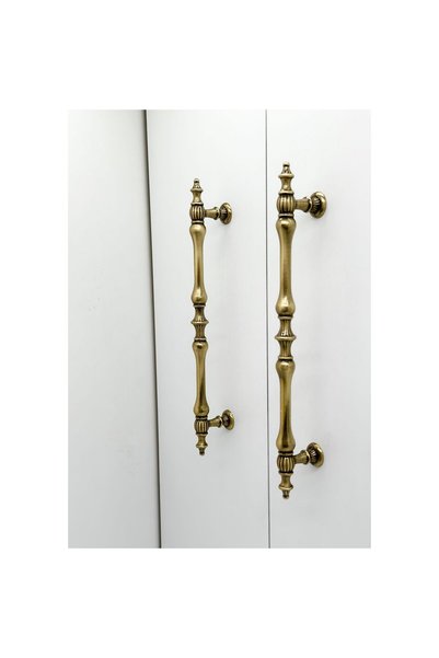KOLDOOR Şehzade Dulap Mobilier Galben Antic Bucătărie Mâner Sertar 224 Mm ( 22,4 Cm ) 2 Bucăţi