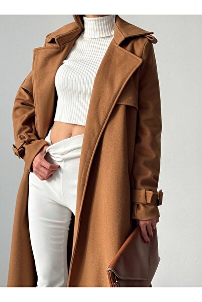 hillone Πανωφόρι με μακριά ζώνη