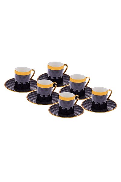 İSTANBUL PORSELEN Bengi 6-Person Coffee Cup Set 90 ml