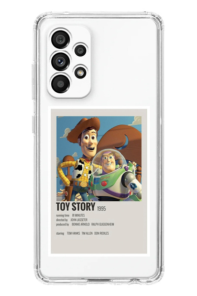 Magic Ring Samsung Galaxy A13 Uyumlu Toy Story Minimalist Poster Desenli Şeff...