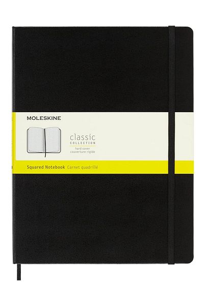 Moleskine Classic Collection Notebook 19x25cm Hard Cover Checkered 192 Sheets