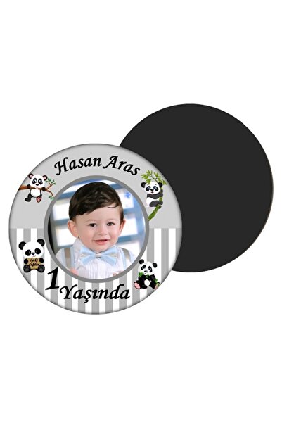 Elara Tasarım Kişiye Özel Doğum Günü Magnet Hediye 7 cm 16 Adet Poşetli