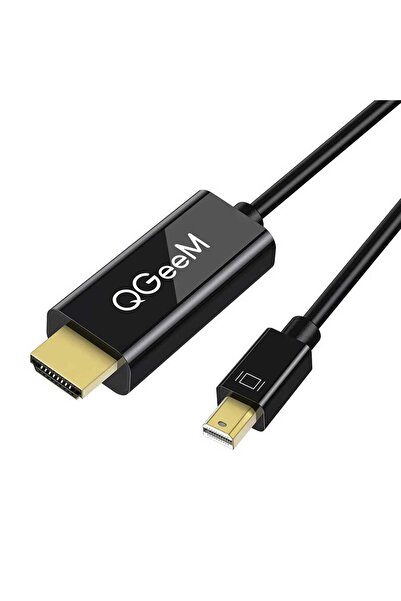 Canpay Laptop Telefon ve TV Televizyon Bağlantıları İçin Mini DisplayPort'tan HDMI'ya 1.8 Metre Kablo