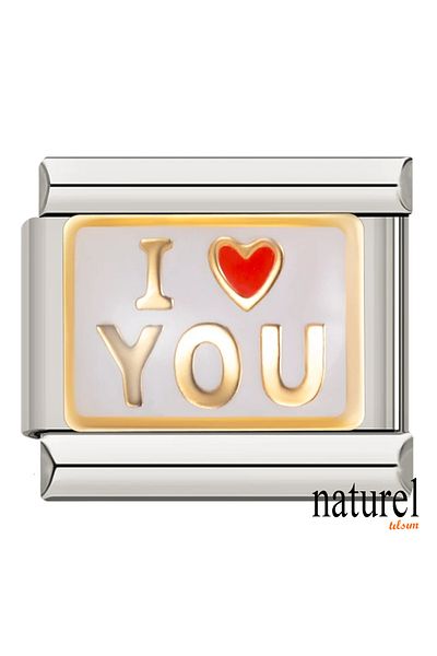 Naturel Tılsım Italian Stainless Steel 9mm Charm