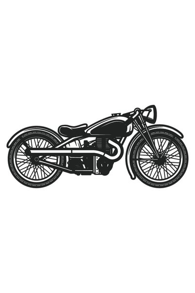 Generic Brand Classic Motorcycles Auto Motor Laptop Wall Foil Sticker (Type 6...