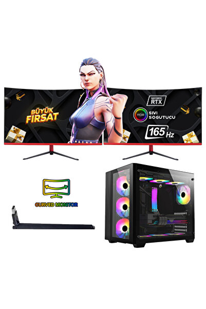 RAMTECH BİLGİSAYAR FF PRİME R550 EKSTRA R5 5500 32RAM 1TBSSD RTX4060 X120 SIV...