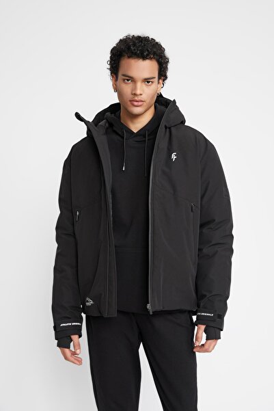 DeFacto Waterproof Slim Fit Hooded Zippered Jacket - Fit Su A3107Ax23Wn