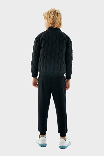 Nebbati Boy's Black Jacket