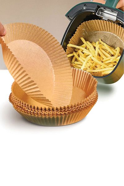 Roll-Up Airfryer Baking Paper Round 20cm 50pcs