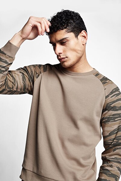 Lescon Gri Erkek Sweatshirt 21n-1136