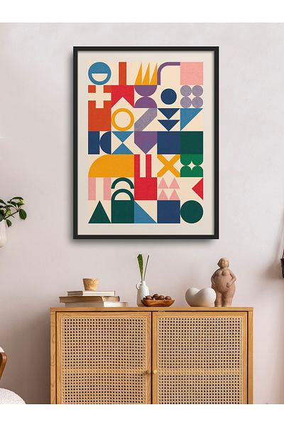 HOMEPACK Pictură unică înrămată Pictură poster modernă TK/143
