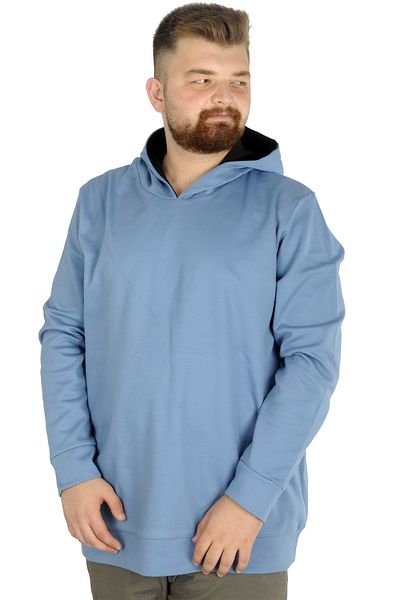 ModeXL Mode Xl Ανδρικό Φούτερ Hooded Pike Basic 22532 Μπλε