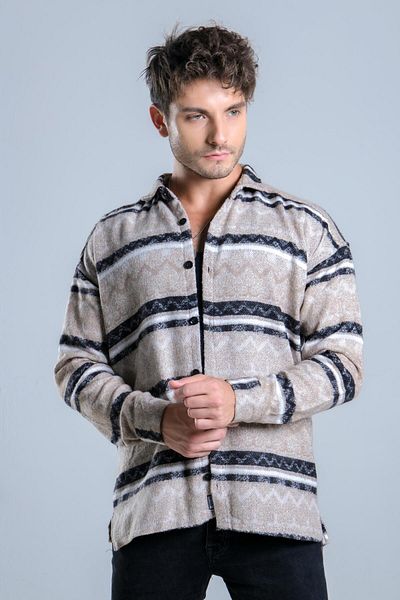Stilkombin Зимна риза с шарки Oversize MAR Over20-40283