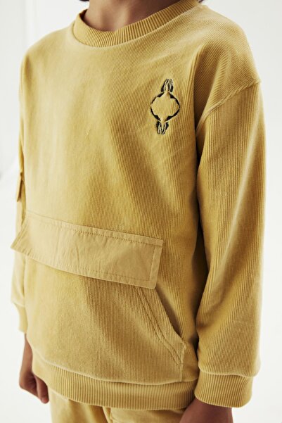 Nebbati Fiú Mustáros pulóver