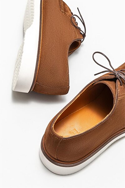 Elle Shoes Taba Deri Erkek Günlük Ayakkabı