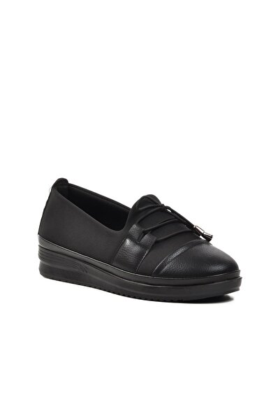 AYAKMOD 026 Crne Sa šljokicama Ženske ležerne cipele