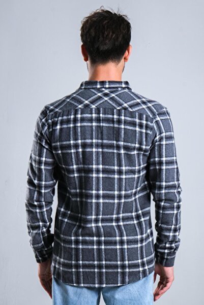 Stilkombin Kareli Kışlık Oduncu Gömlek MAR 4161-40244