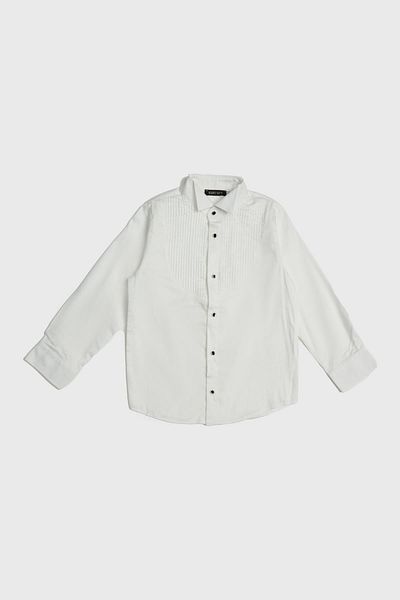Nebbati Boy's White Shirt