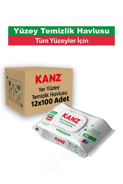 Kanz Surface Cleaning Towel 12X100 Pieces 1200 Sheets