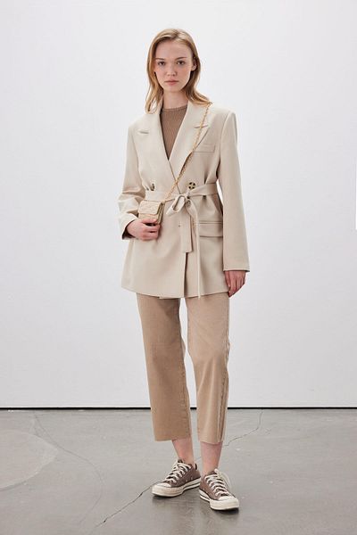 Manuka 1965 GERADE DENIMHOSE BEIGE