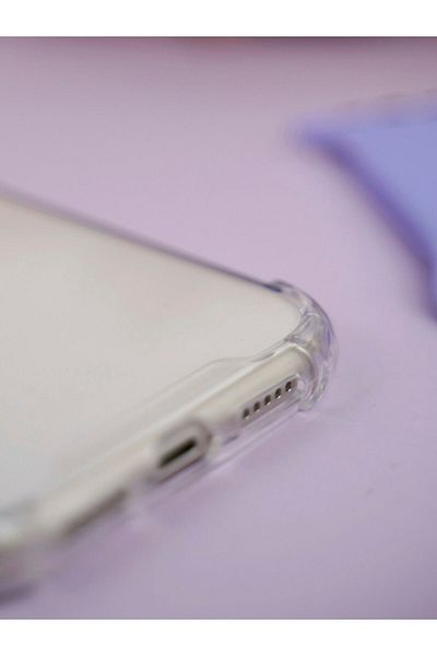 mooodcase حافظة آيفون 12 من السيليكون الشفاف الفاخر الممتص للصدمات