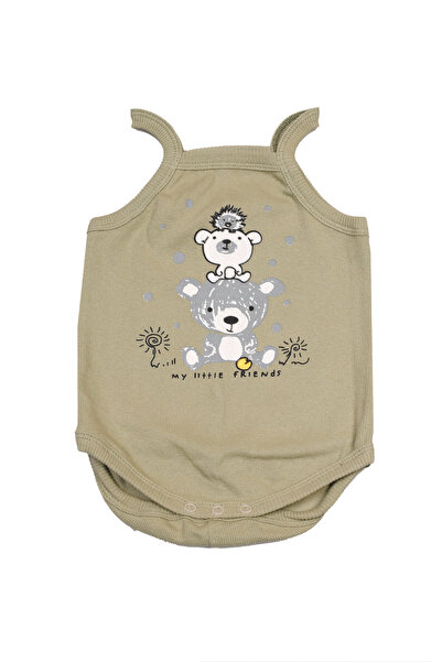 DİVİSTA بدلة للجسم مطبوعة باللون الأخضر للأطفال للجنسين