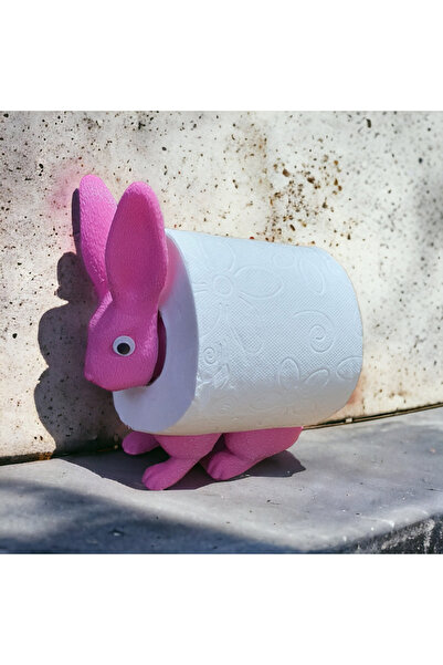 merni زخرفة ورق التواليت على شكل أرنب مزخرف