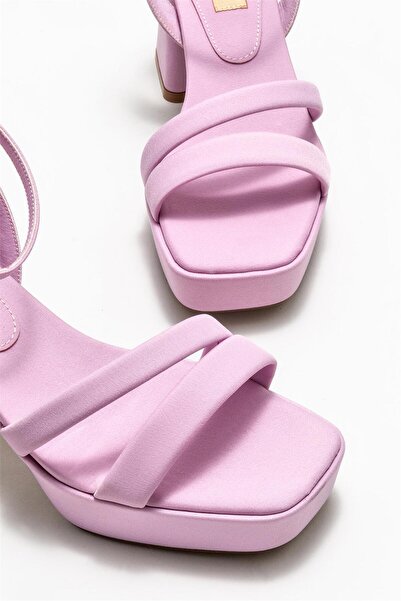 Elle Shoes Lilac Women's Heeled Sandals