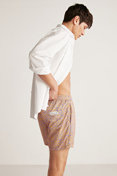 GRIMELANGE Pánské koupací šortky Santos se 3 kapsami a vodoodpudivou látkou