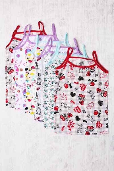 GÜMÜŞ Tricou pentru fete cu model basma din 6 piese